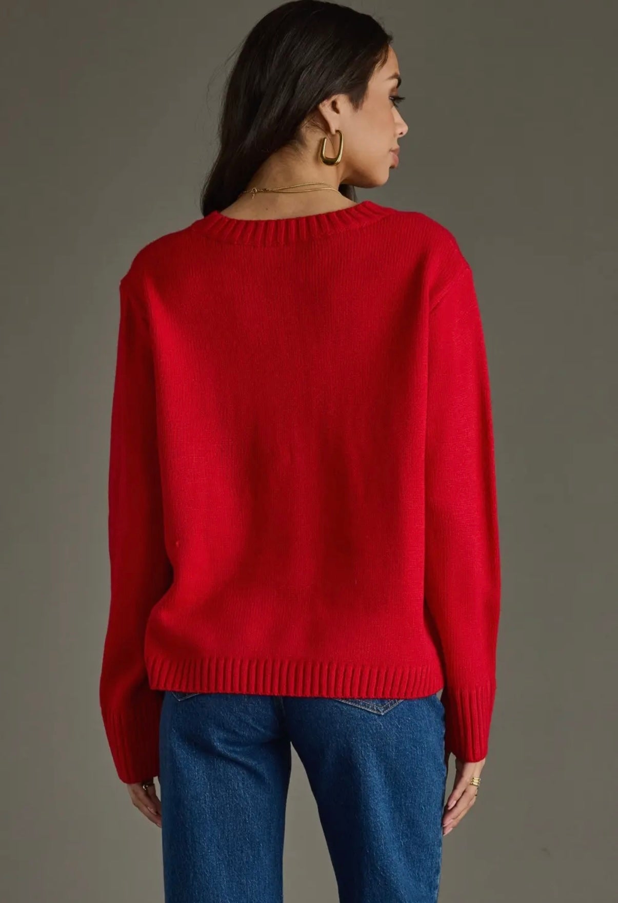 Hunter Green Merry Sweater