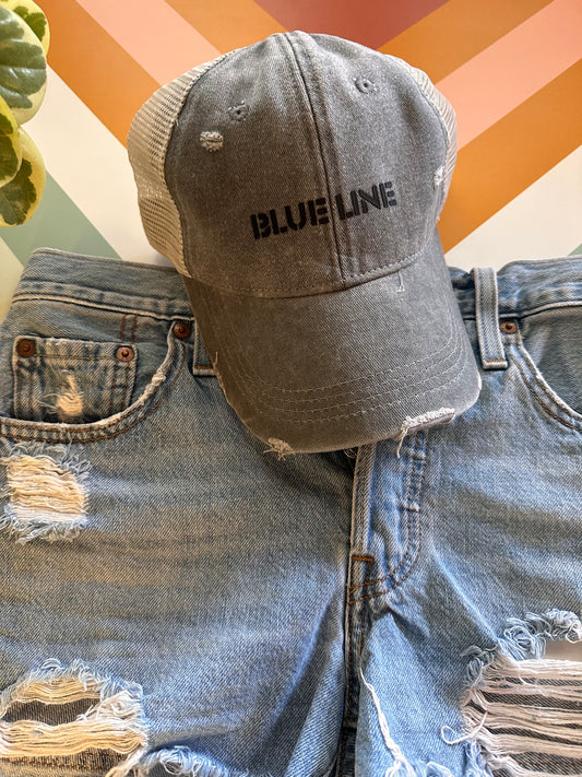 Blue Line trucker hat
