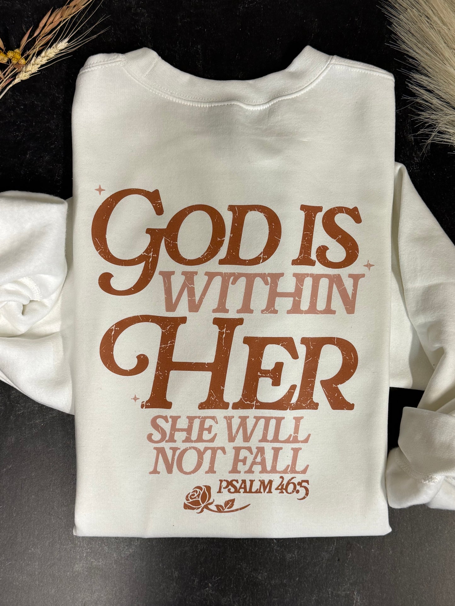 God is within her