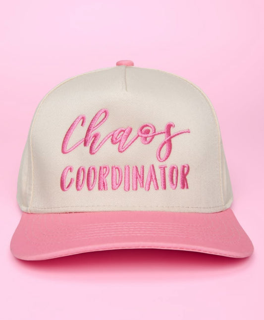 Chaos coordinator embroidered hat