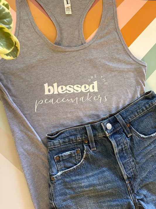 Matthew 5:9 Racerback