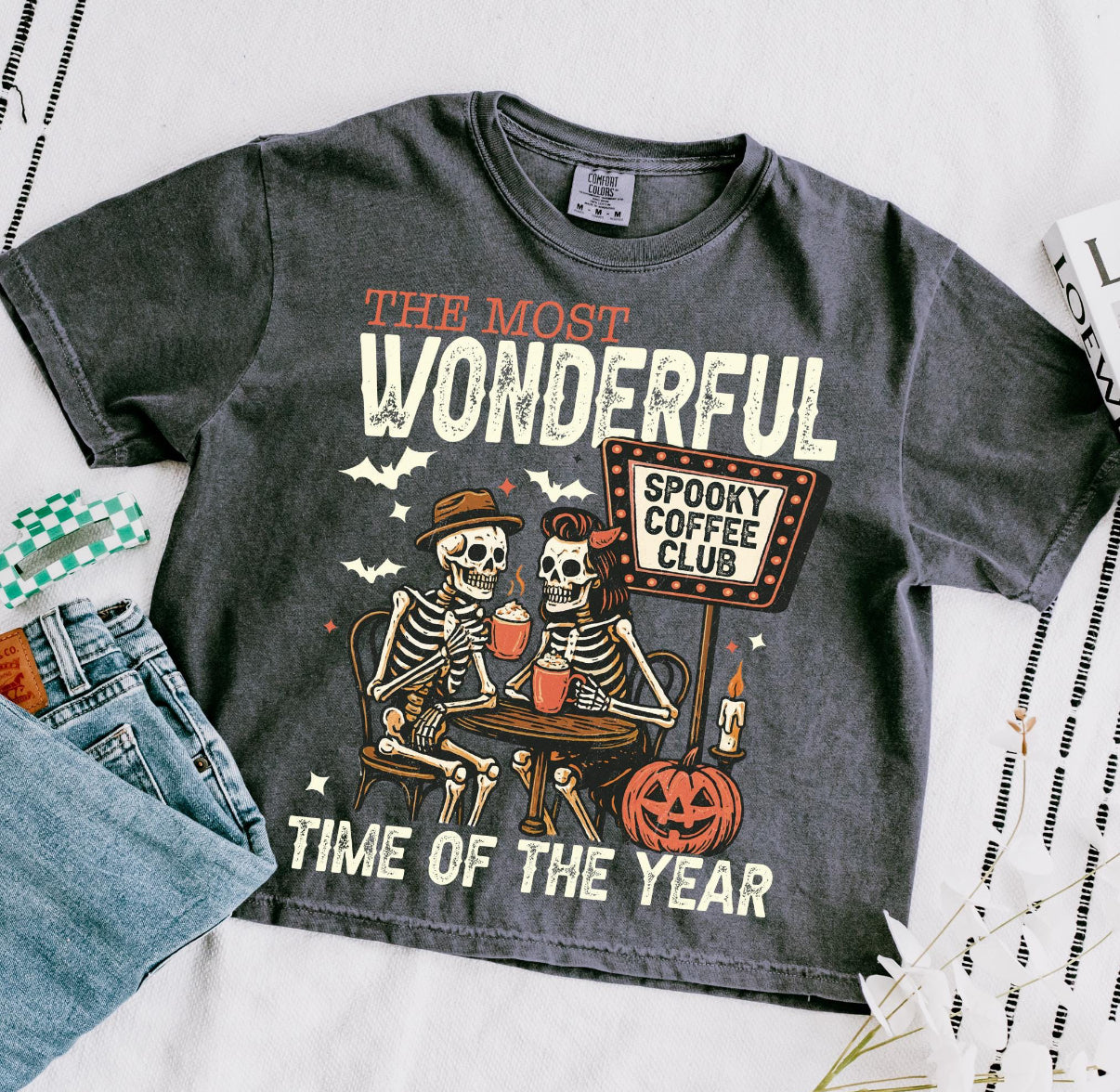 Spooky Coffee club t-shirt & sweatshirt