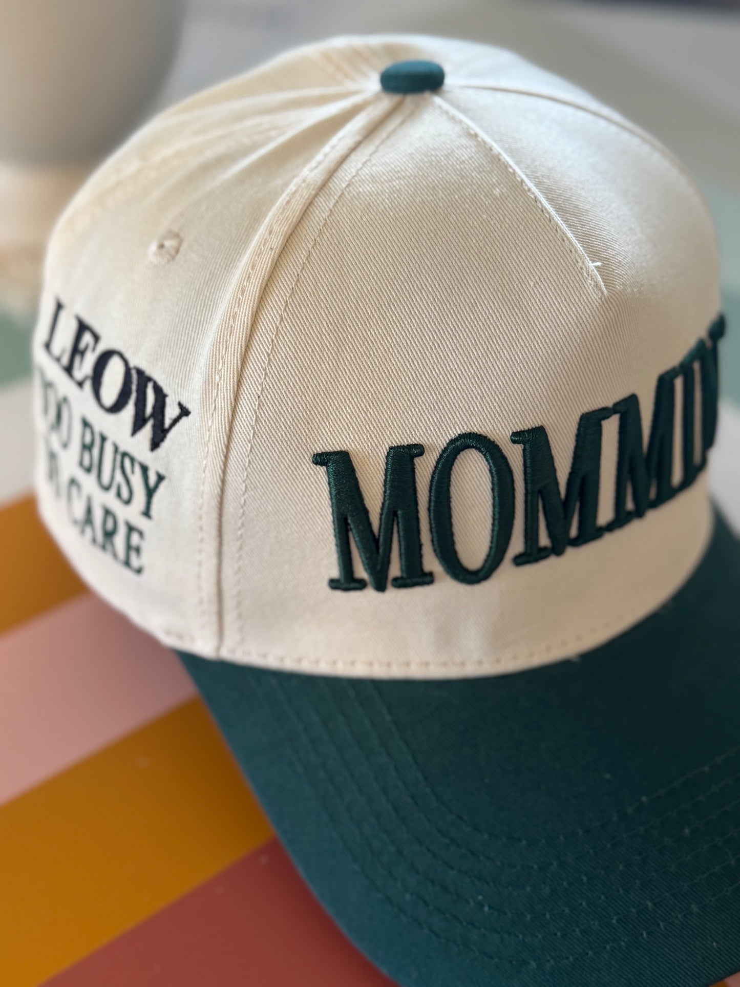 Mommin’ adjustable hat