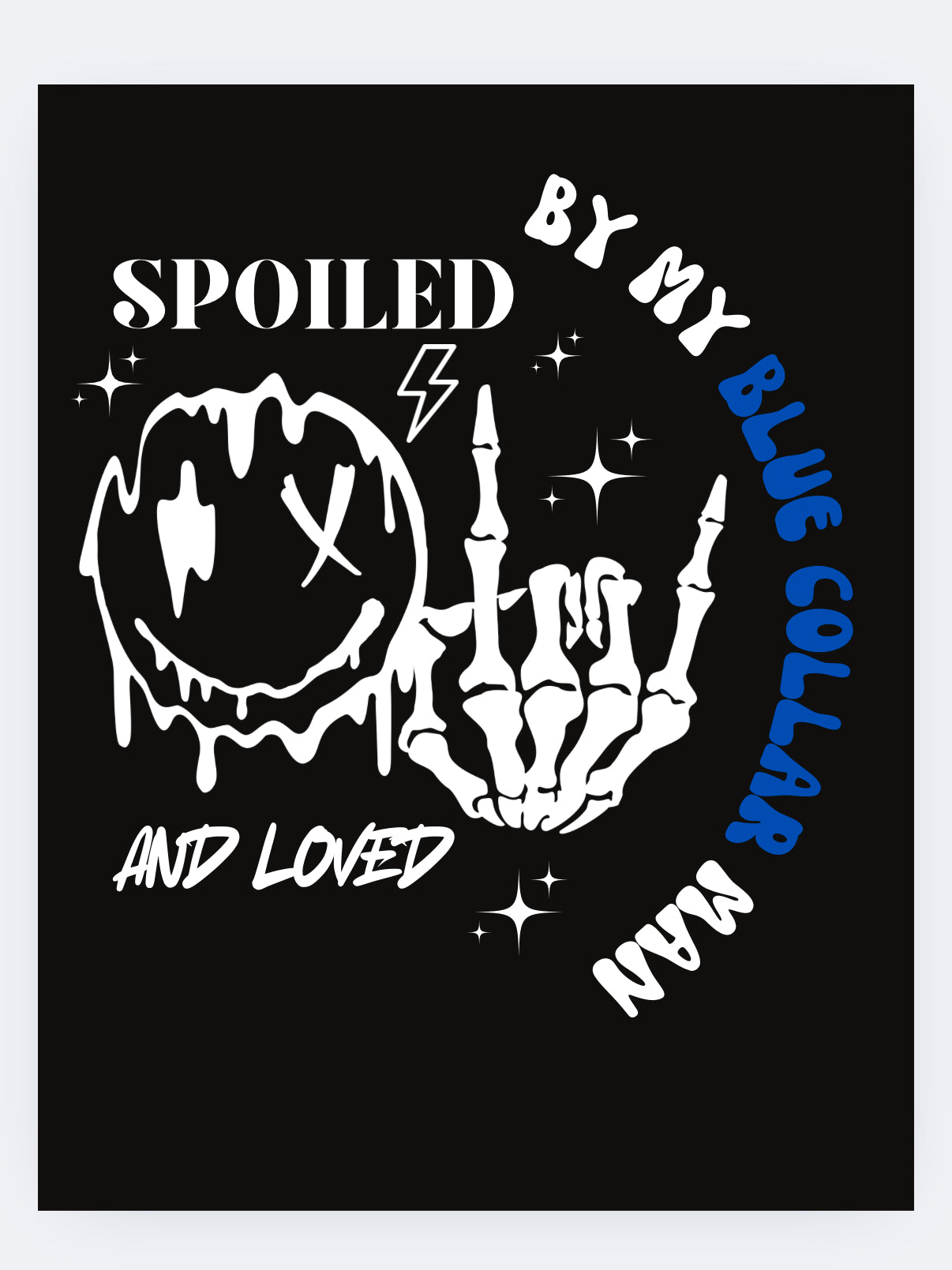 Blue Collar Spoiled hoodie