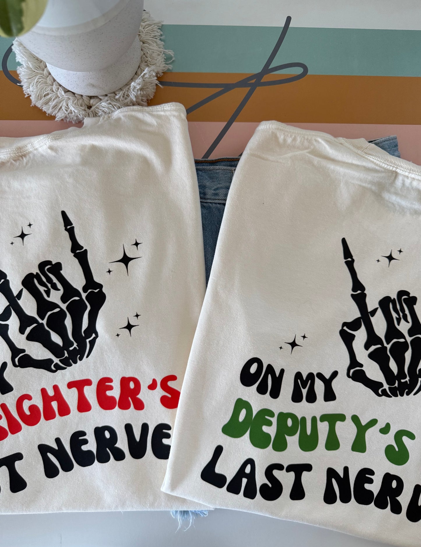 On my deputy’s last nerve Sweater & t-shirt (customizable)