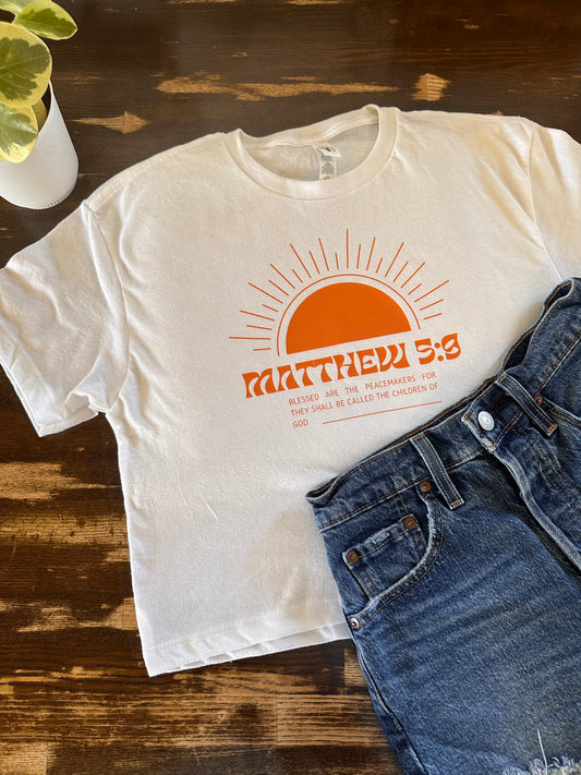 Matthew 5:9 Summer Tee