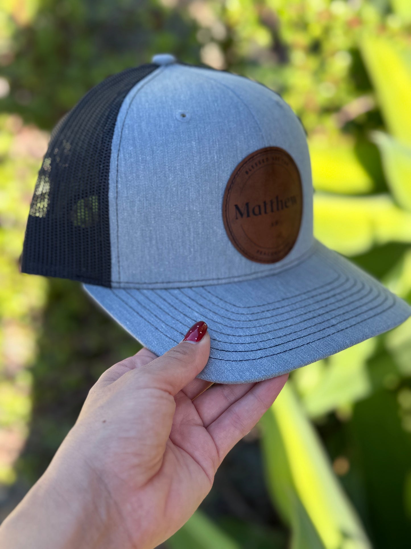Matthew 5:9 trucker hat