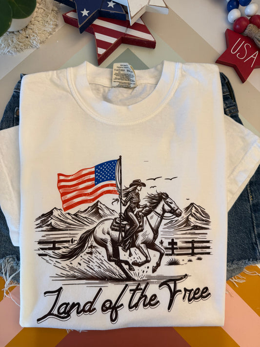 American cowgirl t-shirt 🇺🇸