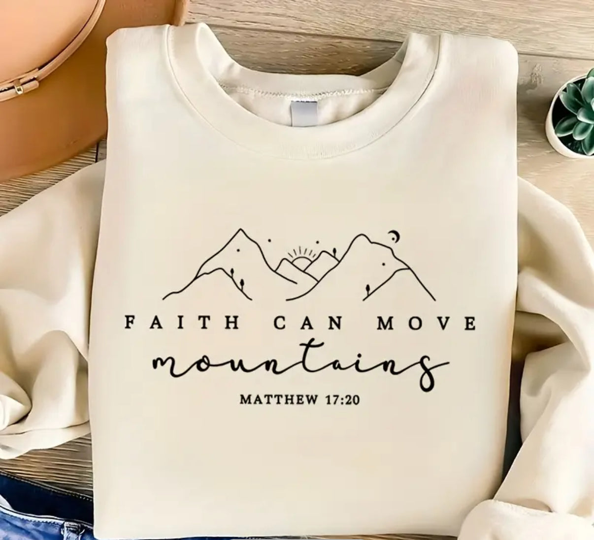 Faith can move mountains!