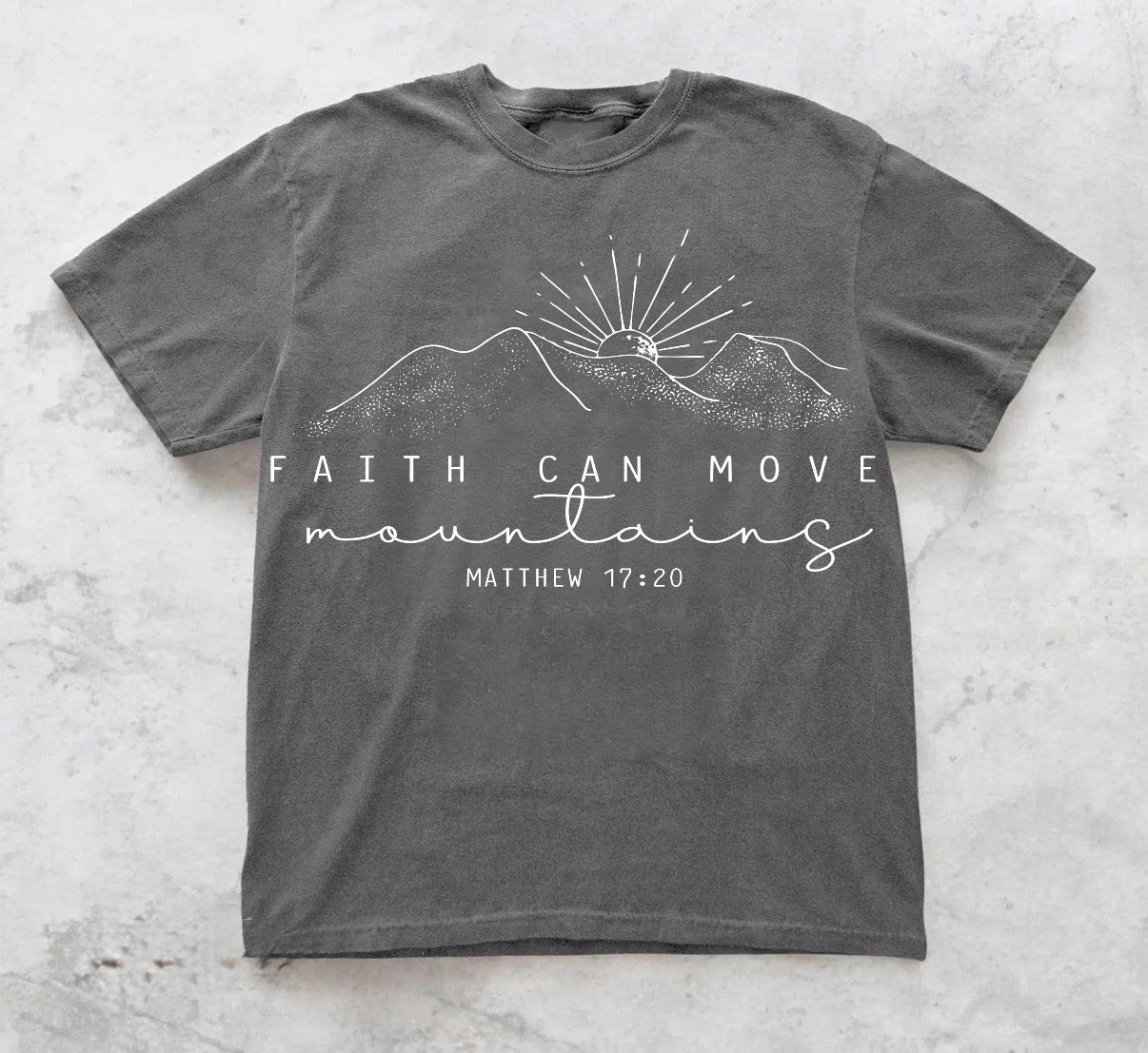 Faith can move mountains!