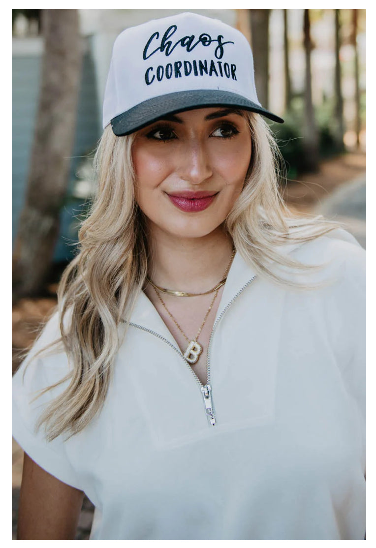 Chaos coordinator embroidered hat