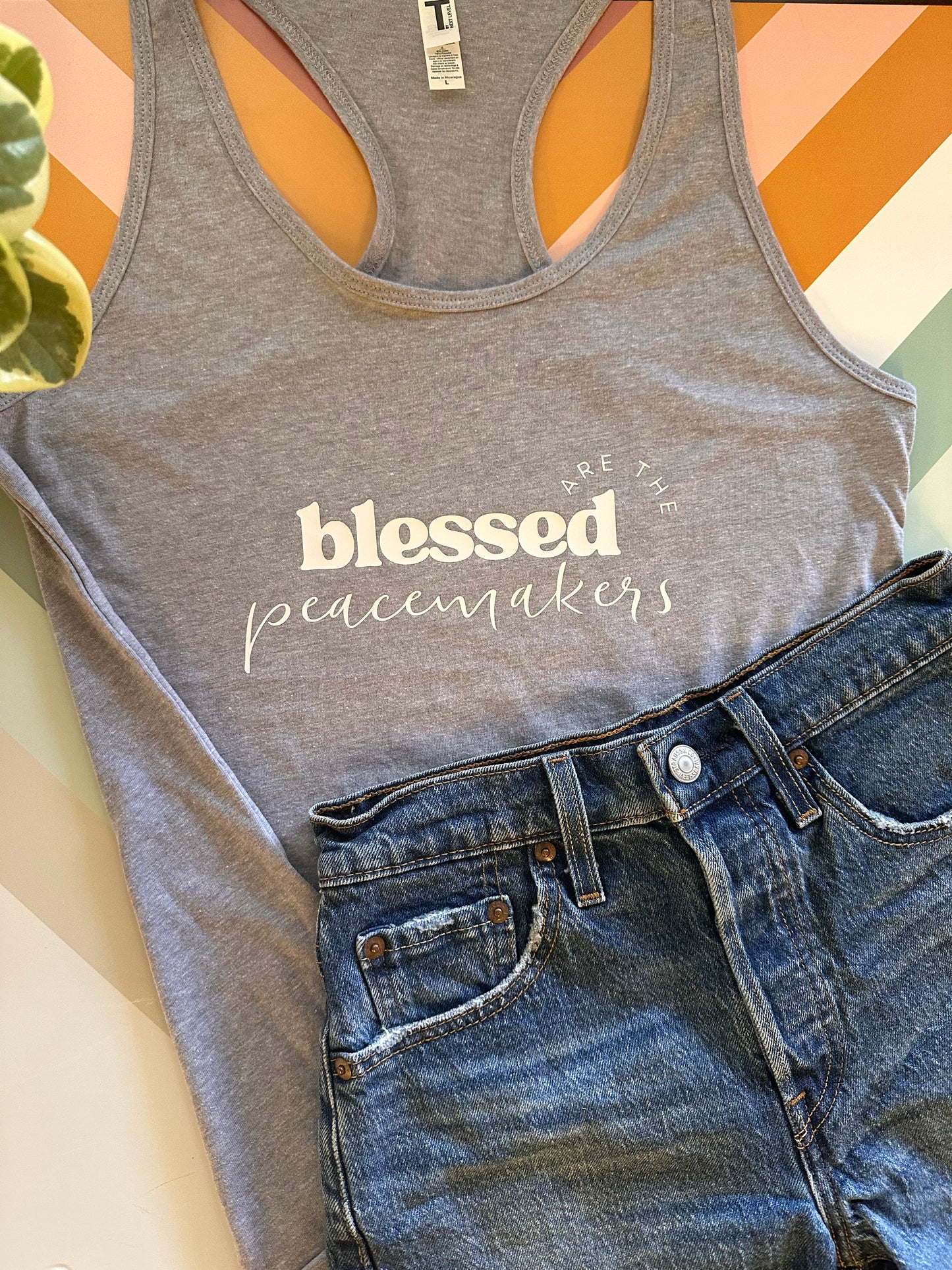 Matthew 5:9 Racerback