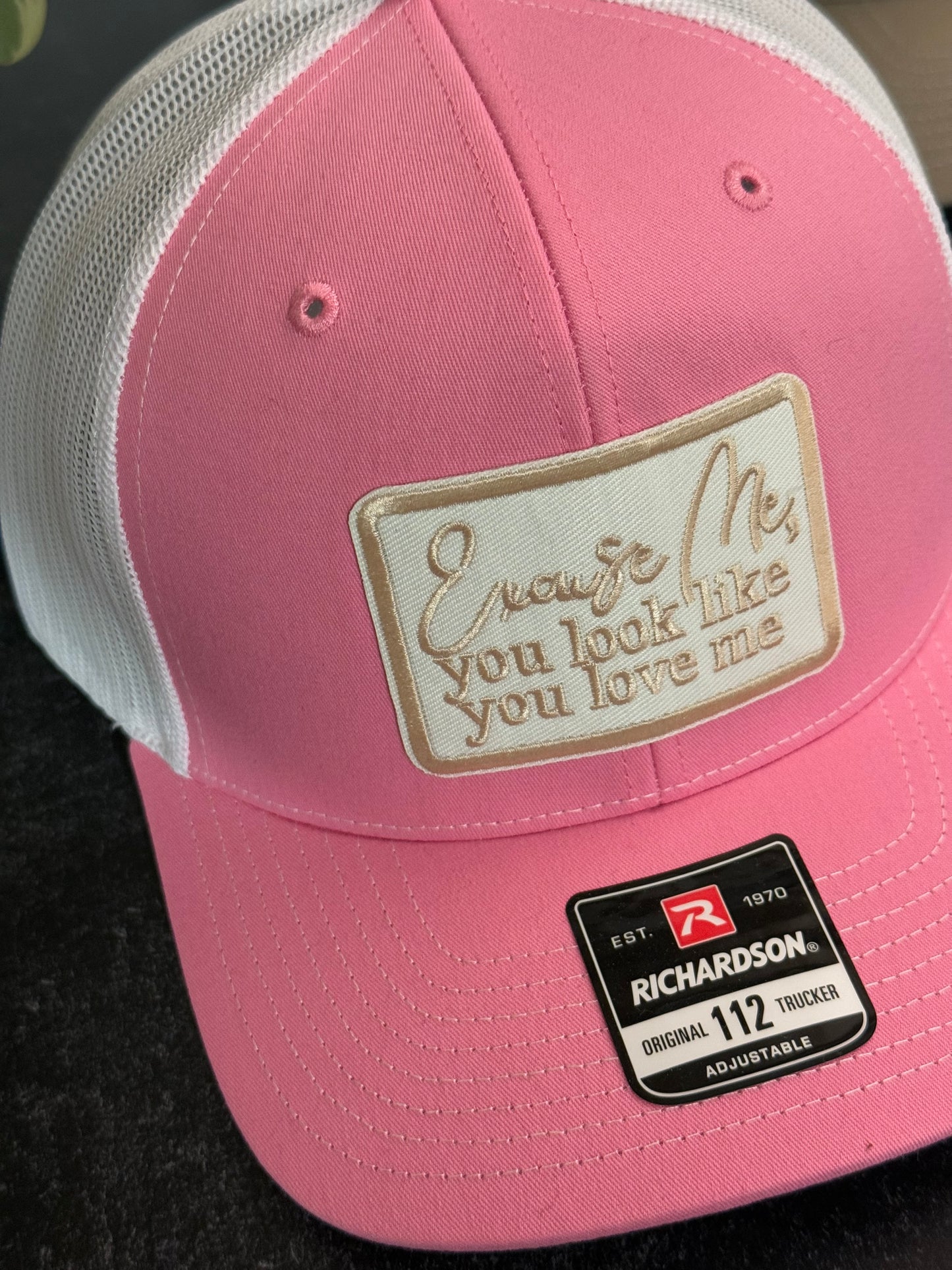 Excuse me π trucker hat