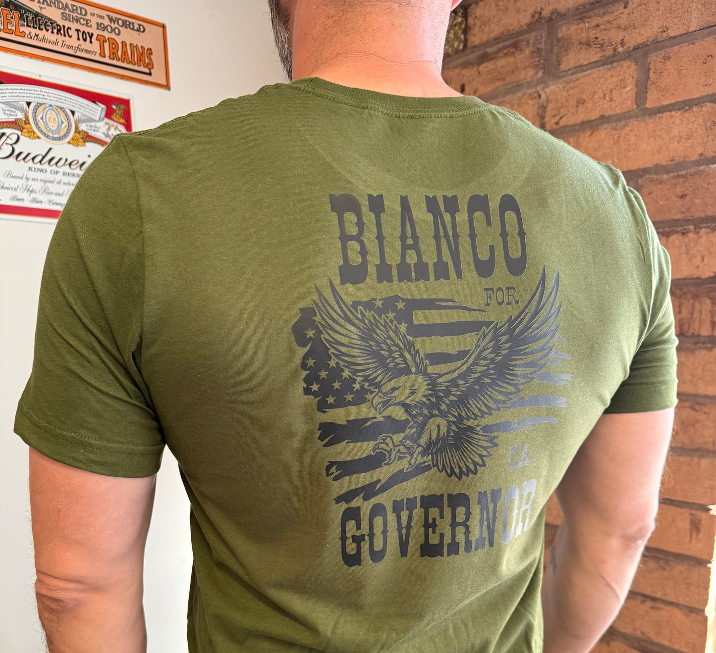 Men’s Bianco for Governor t-shirt