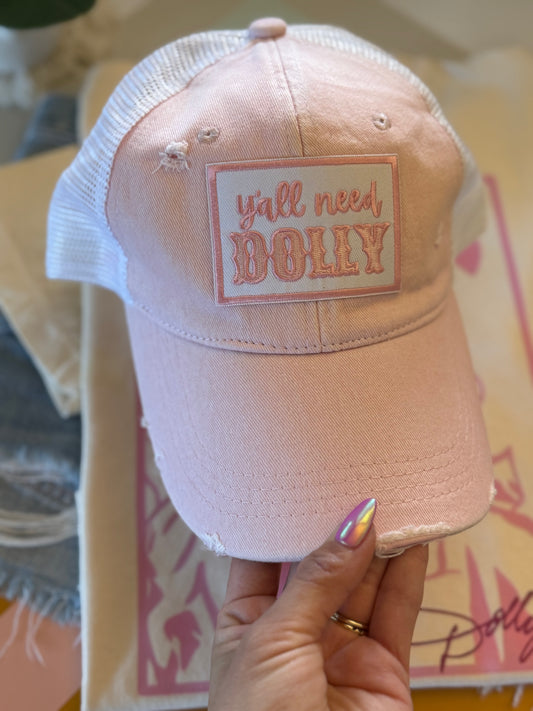 Dolly’s baseball style cap