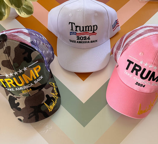 Trump embroidered hat