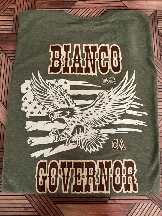 Men’s Bianco for Governor t-shirt
