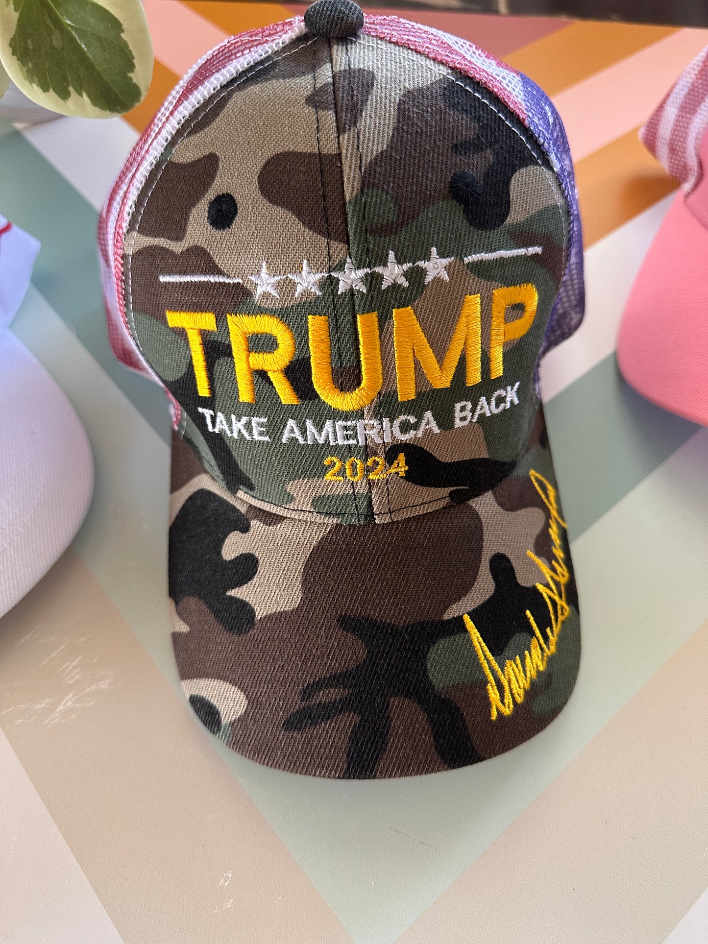 Trump embroidered hat