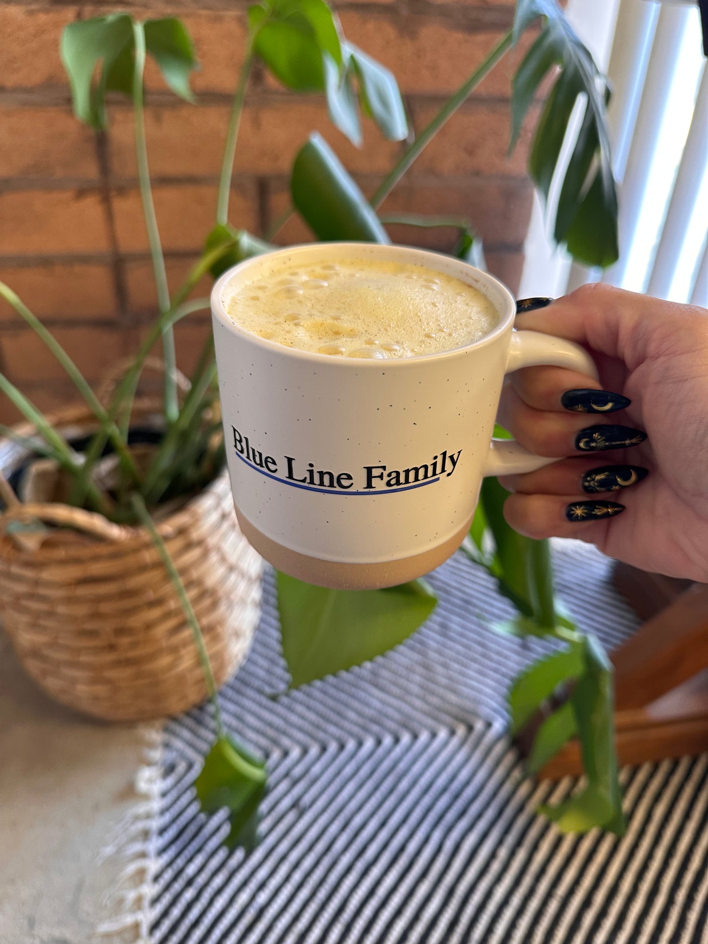 Blue Line Family Coffee Mug