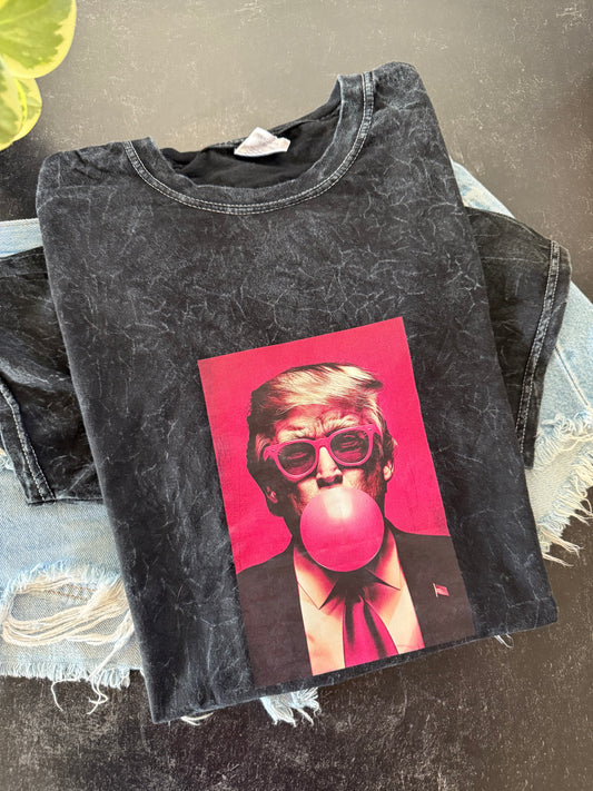 Bubble gum Trump t-shirt