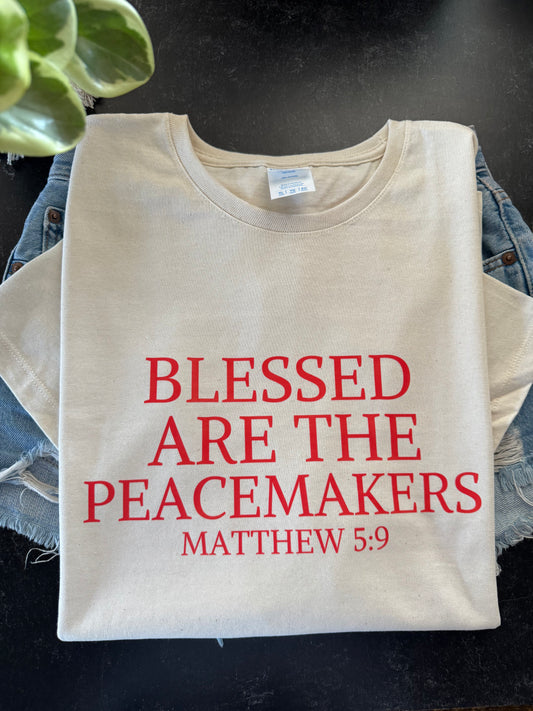 Matthew 5:9 tee