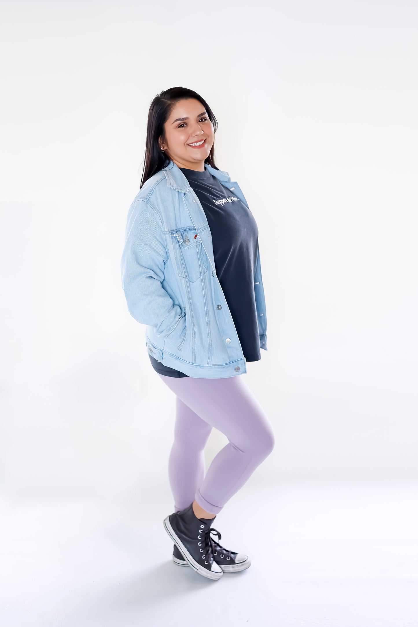 Support the Blue Oversized T-shirt