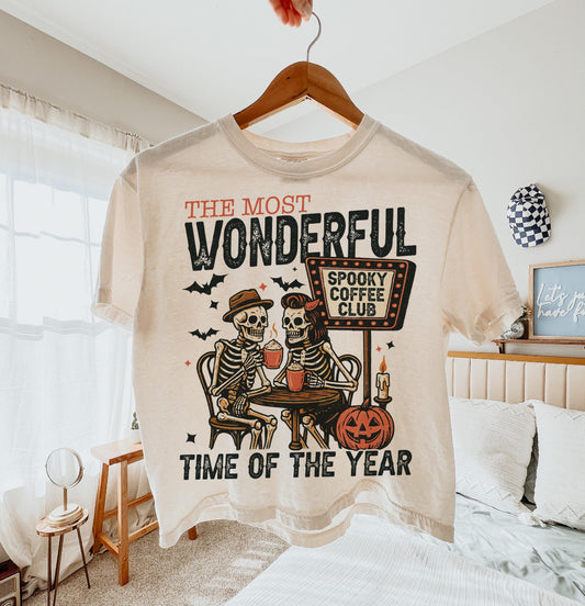 Spooky Coffee club t-shirt & sweatshirt