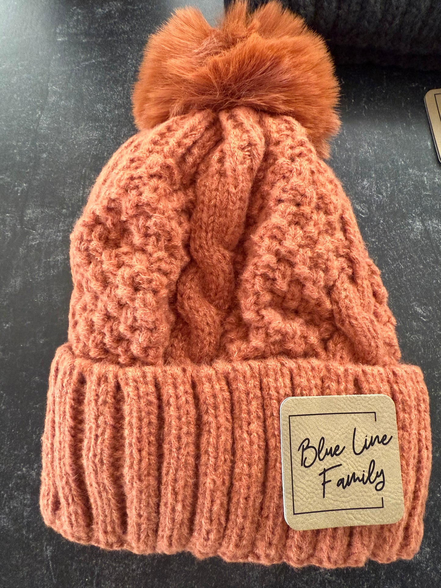 Blue Line Family beanie