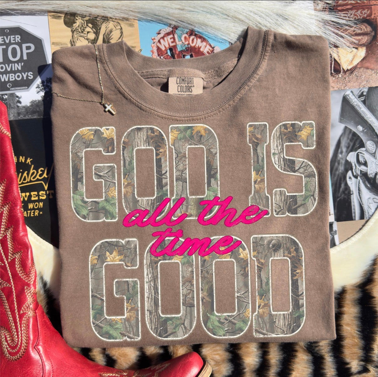 God is Good camo design