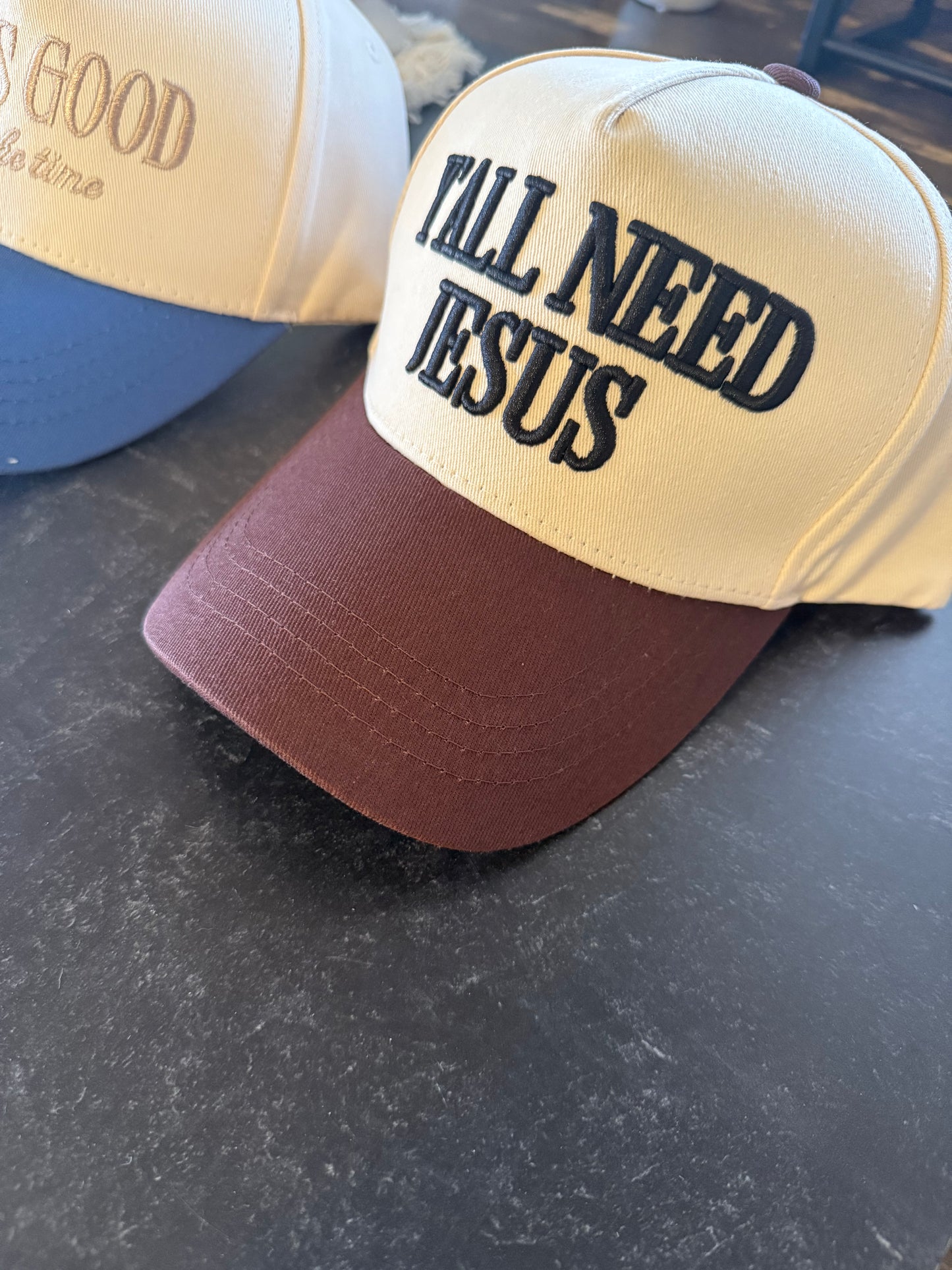 Ya’ll need Jesus trucker hat (preorder)