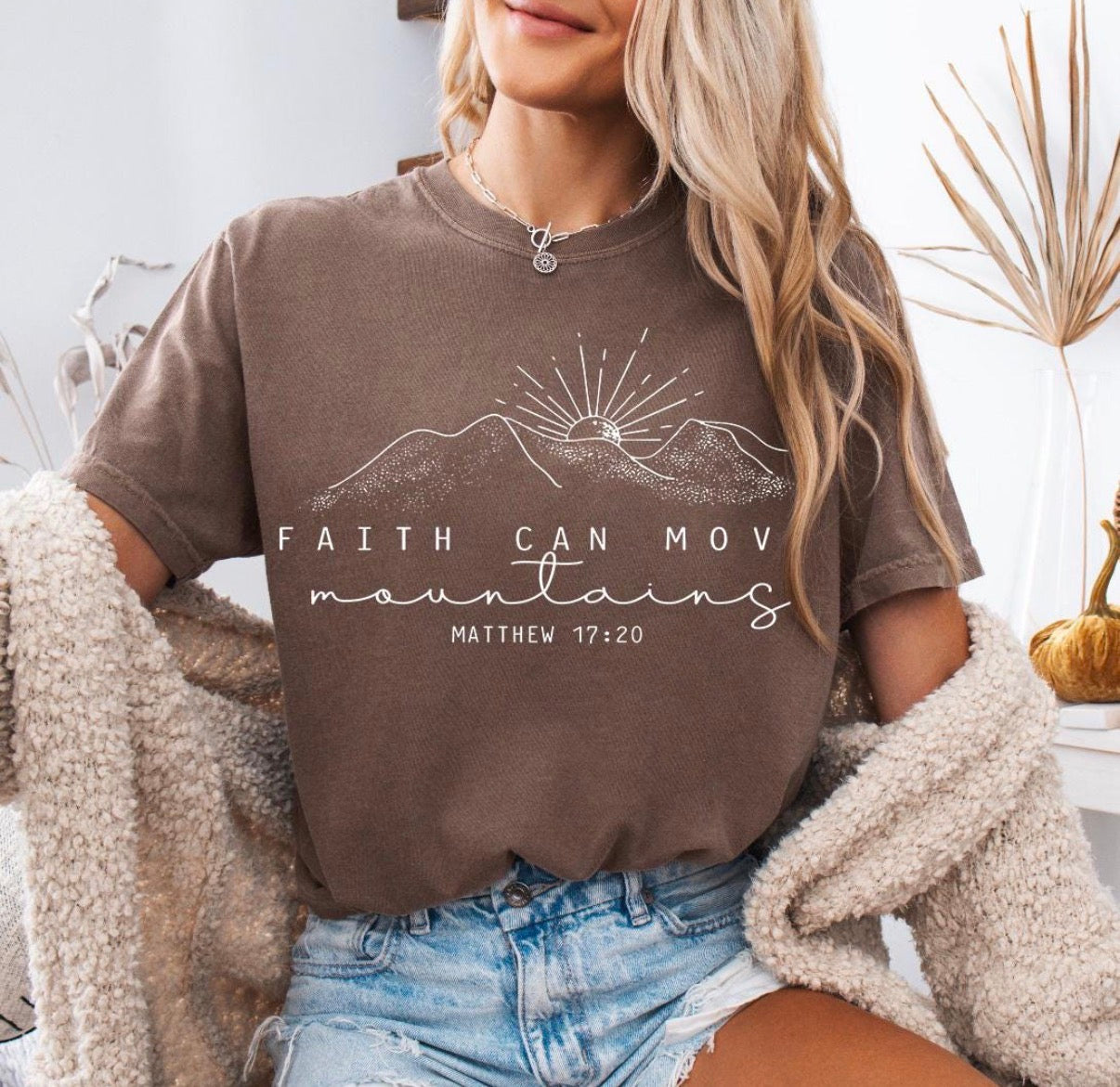 Faith can move mountains!