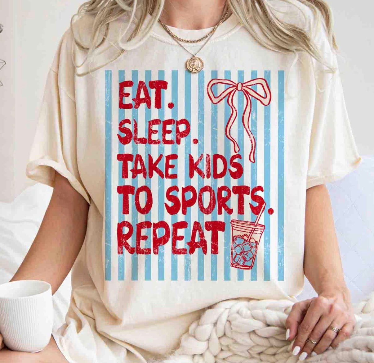 Eat, sleep, sports T-shirt