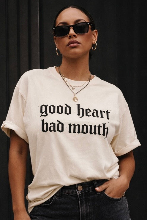 Good heart, bad mouth 🖤