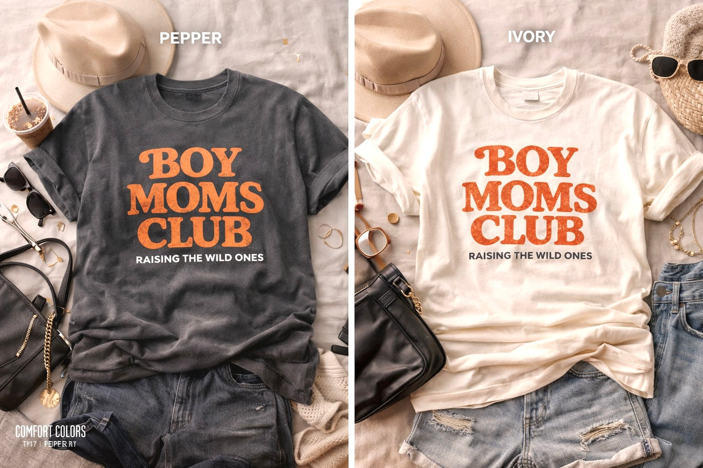 Boy Moms Club T-shirt 🧡