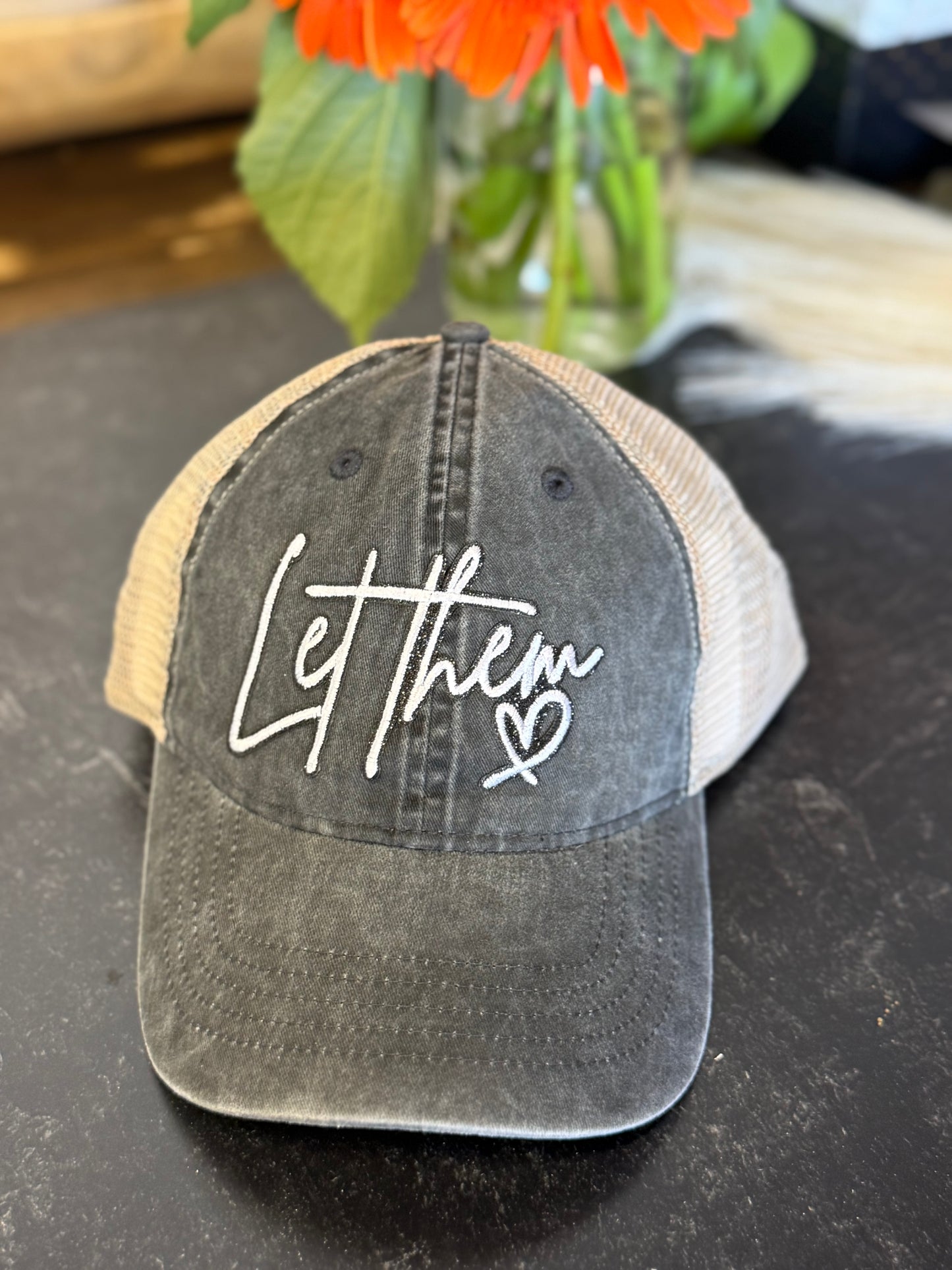 Custom Infinity women's washed cap