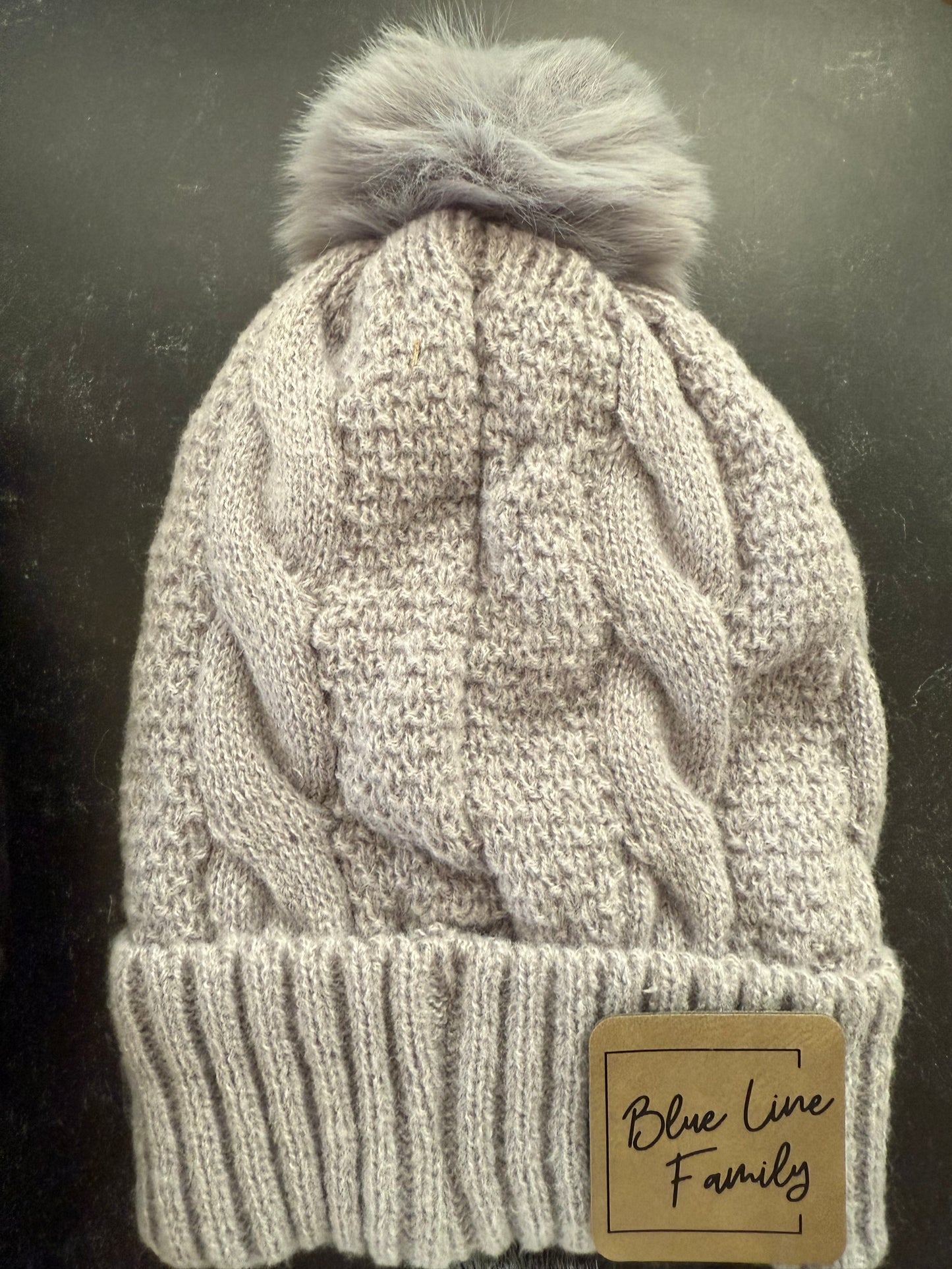 Blue Line Family beanie