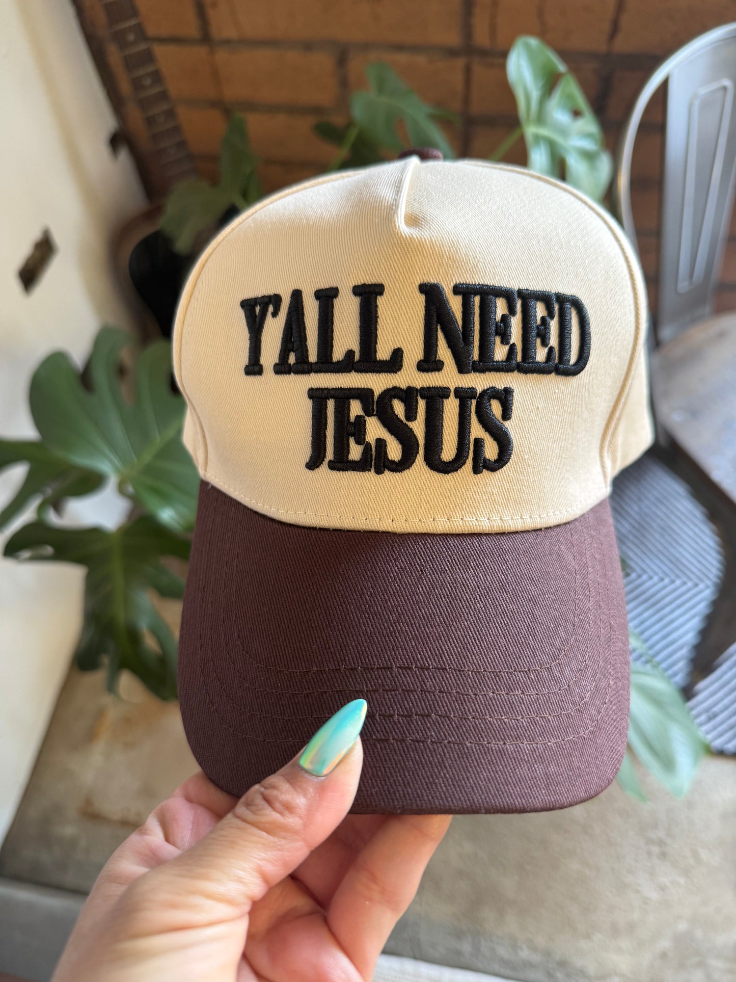 Ya’ll need Jesus trucker hat (preorder)