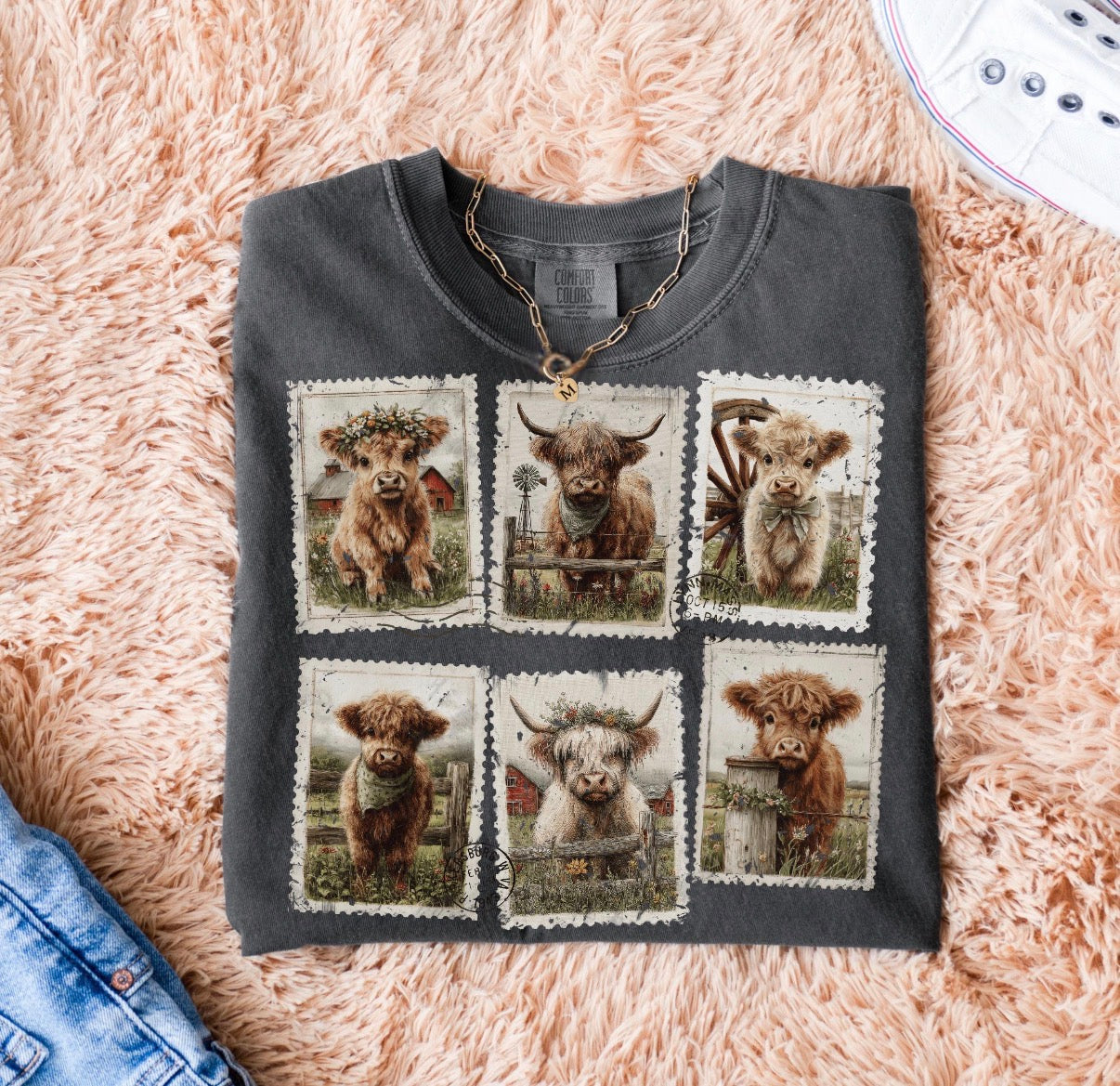 Highland cows T-shirt 💐
