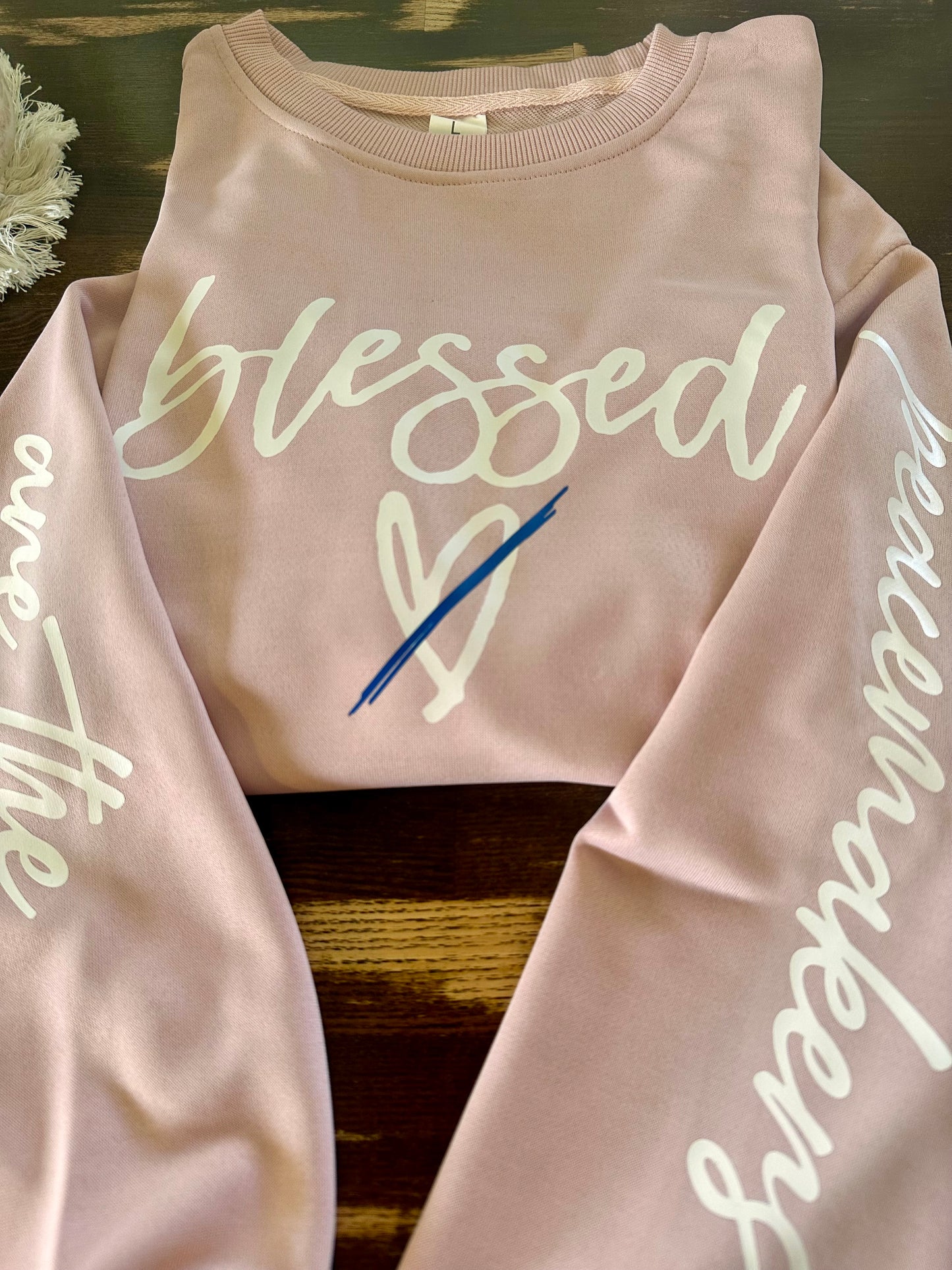 Blessed are the Peacemakers crewneck