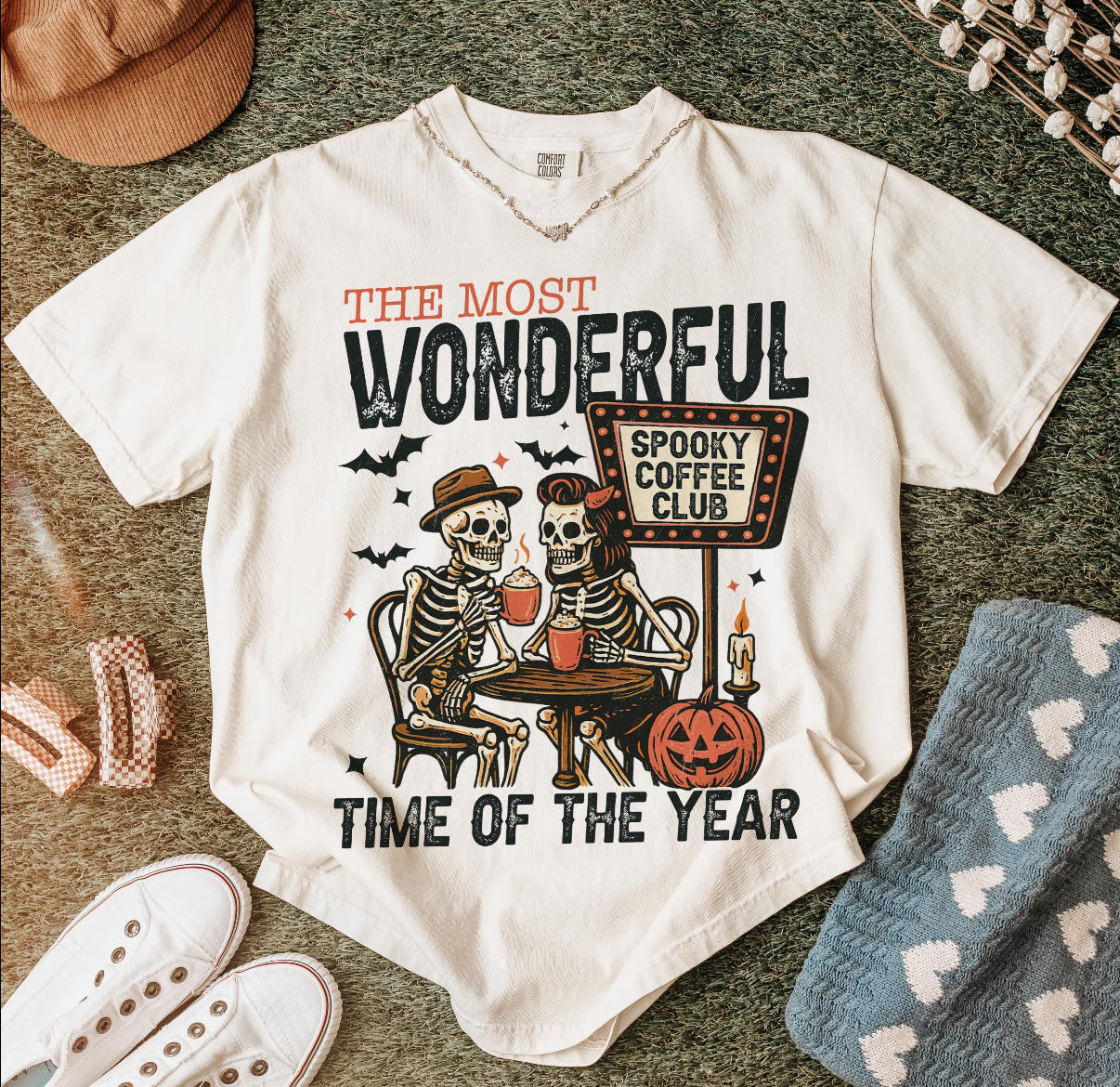 Spooky Coffee club t-shirt & sweatshirt