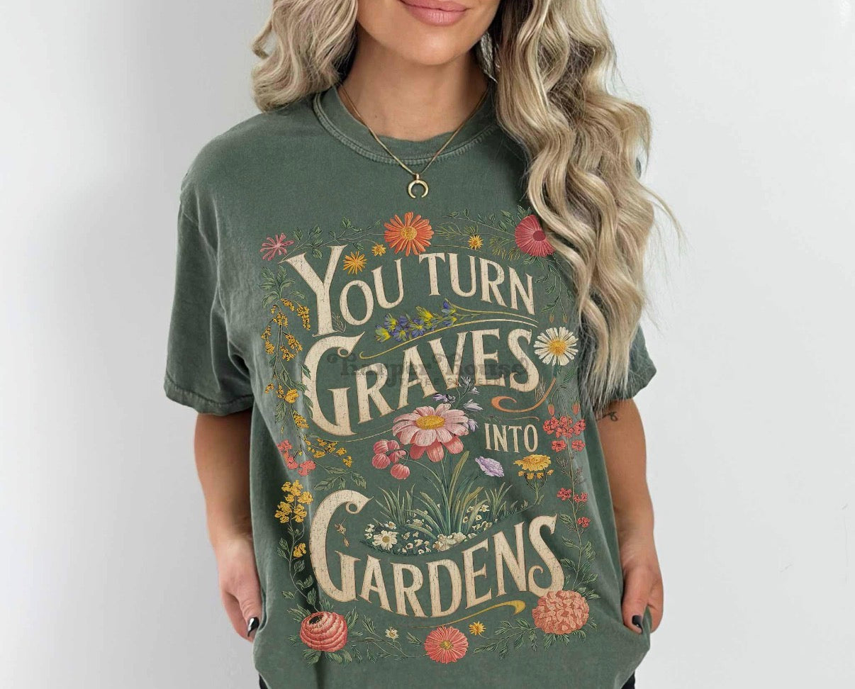 Graves into gardens 💐