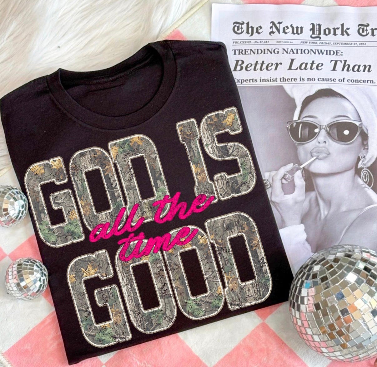 God is Good camo design