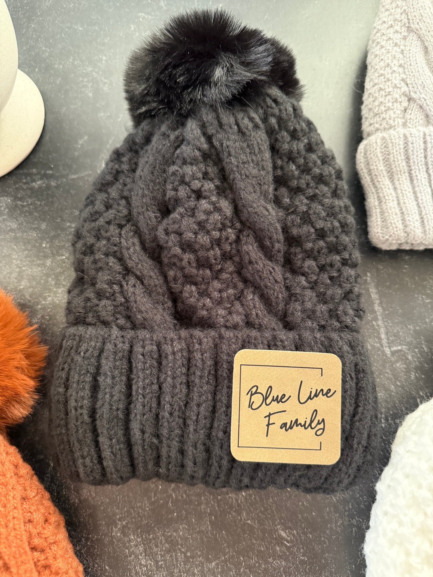 Blue Line Family beanie