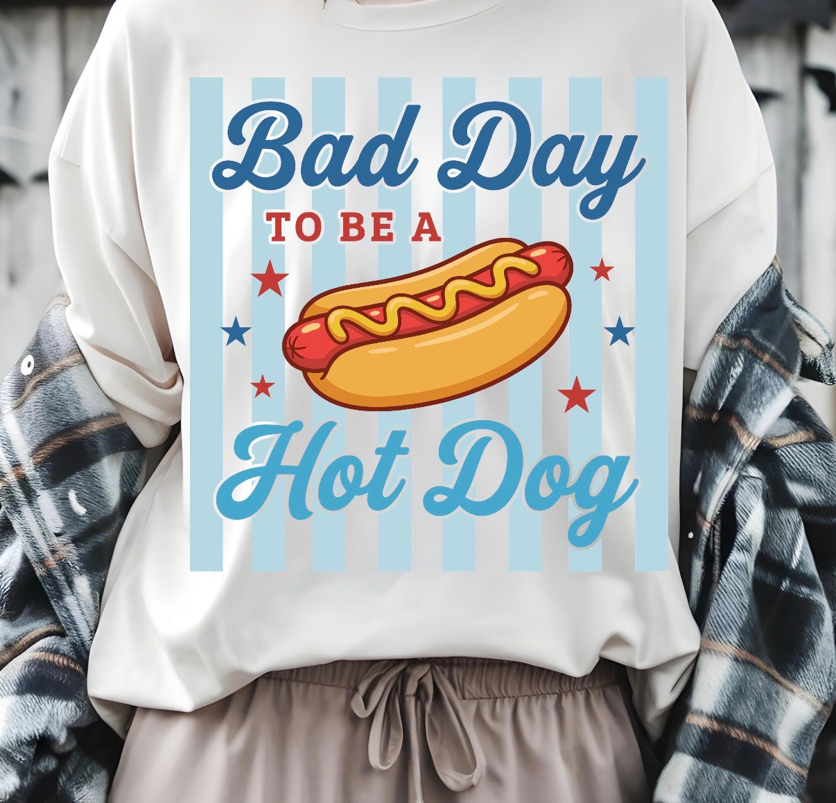 Bad 🌭 day 🇺🇸 T-shirt