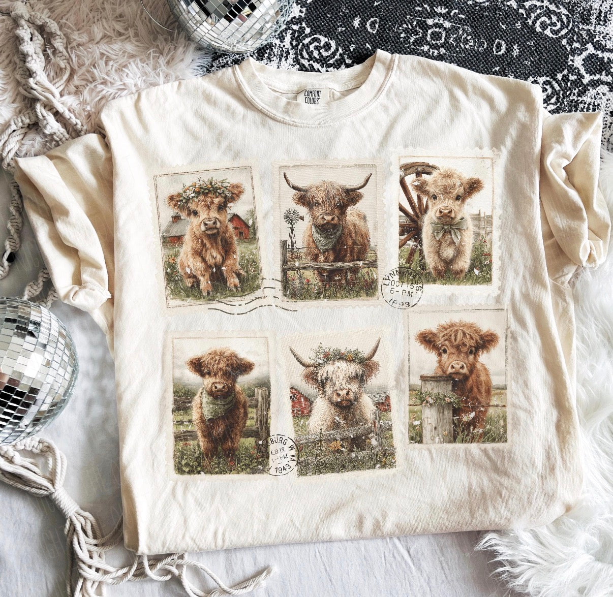 Highland cows T-shirt 💐
