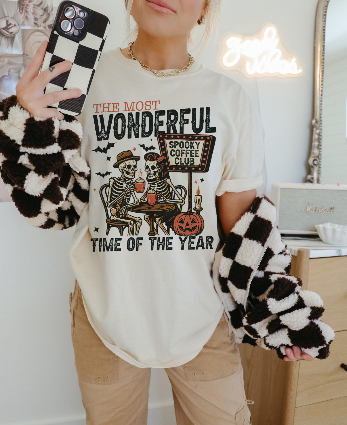 Spooky Coffee club t-shirt & sweatshirt