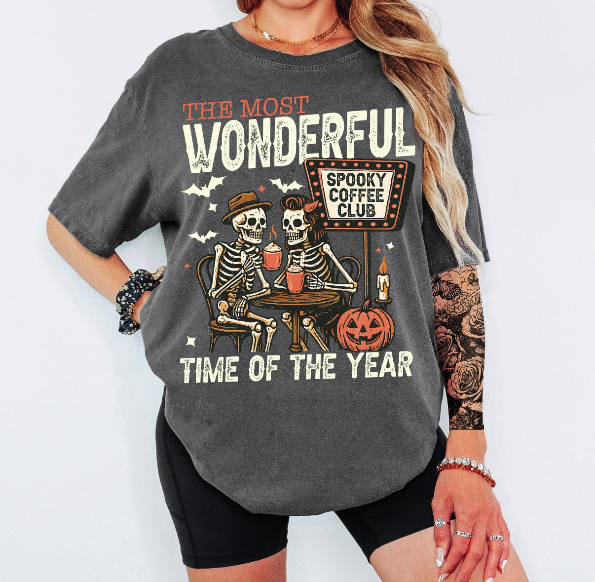 Spooky Coffee club t-shirt & sweatshirt