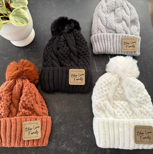 Blue Line Family beanie