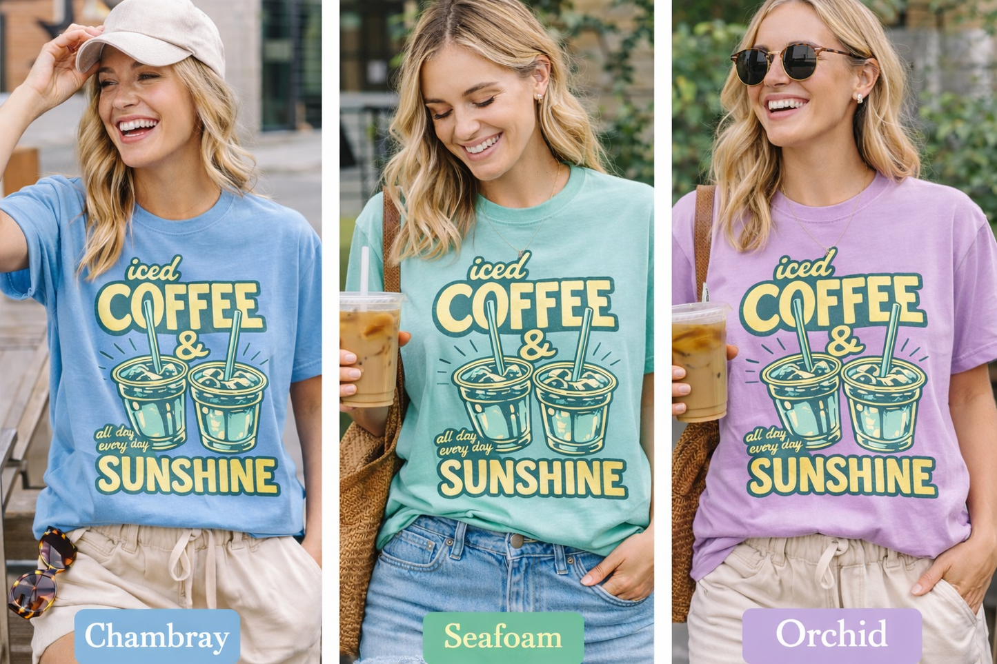 Iced coffee & Sunshine ☀️