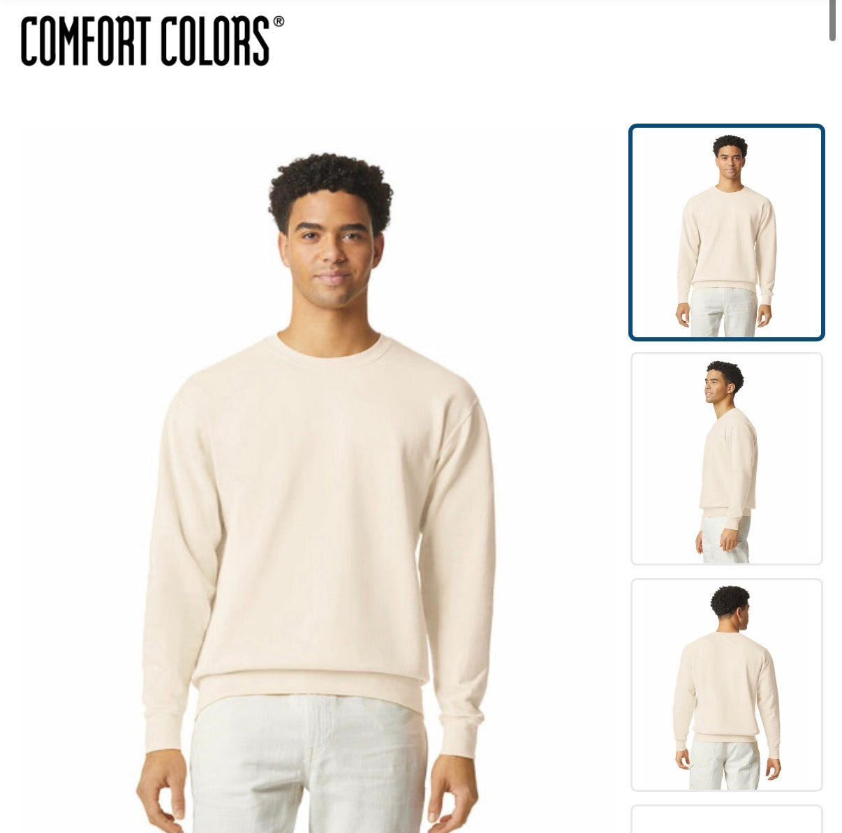 Comfort Colors custom pullover